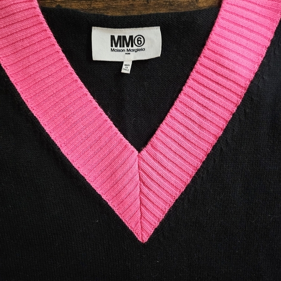 MM6 Maison Margiela Heavy Knit Sweater Tank Dress Small - Picture 4 of 13